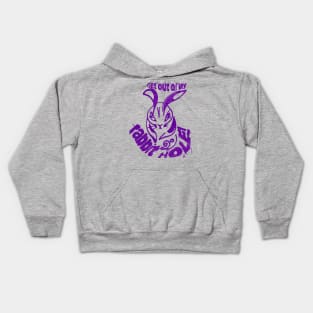 Get out of my rabbit hole! Kids Hoodie